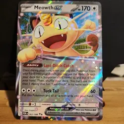 Pokemon TCG Meowth EX Perfect Order 62/88 Near Mint - Image 1