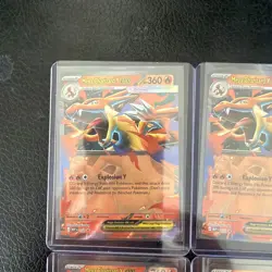 Pokemon TCG Mega Charizard 2x X EX and 2x Y EX MEP 029 030 Black Star Promo NM - Image 2