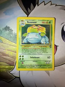 Pokemon Venusaur 018/130 Base Set 2 Holo Rare HP/DMG - Image 2