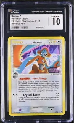 Deoxys Holon Phantoms Reverse Holo Normal Forme 10! Pokemon TCG POP 12! - Image 1