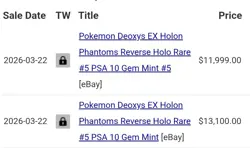 Deoxys Holon Phantoms Reverse Holo Normal Forme 10! Pokemon TCG POP 12! - Image 4