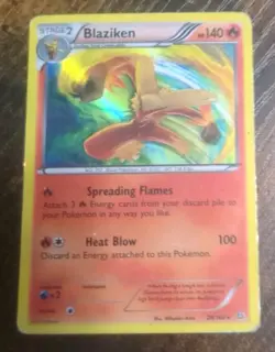 Pokemon TCG Blaziken Holo 28/160 HP XY Primal Clash - Image 1