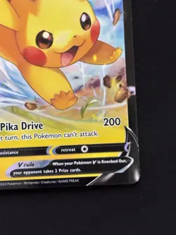 Pokemon TCG Pikachu V SWSH285 Holo Black Star Promo Sword Shield NM - Image 4