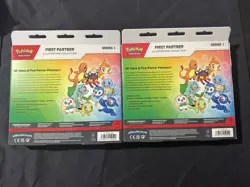 Pokemon TCG First Partner Illustration Collection Box Series 1 (LOT OF 2 SEALED) - Image 2