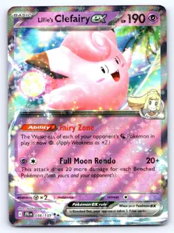 Lillie's Clefairy ex 056/159 Double Rare Journey Together Pokemon Near Mint - Image 1