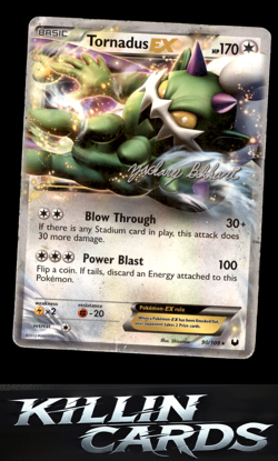 Tornadus EX - 2012 (Zachary Bokhari) 90/108 Pokemon Ultra Rare World Championshi - Image 1