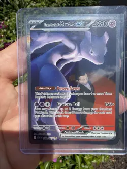 Pokemon TCG Team Rockets Mewtwo EX ASC 281/217 Ascended Heroes SIR NM Pack Fresh - Image 3