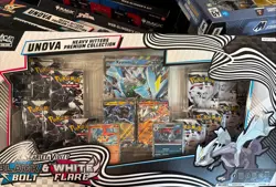 Pokemon TCG Unova Heavy Hitters Premium Collection Black Bolt & White Flare NEW - Image 1