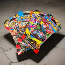 Pokemon Mega Evolution Sleeved Booster Packs - Art Set of 4 - Sealed - Image 1