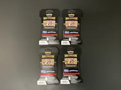 Pokemon Mega Evolution Sleeved Booster Packs - Art Set of 4 - Sealed - Image 3