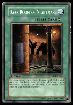 Dark Room of Nightmare SD3-EN022 Structure Deck: Blaze of Destruction - Image 1