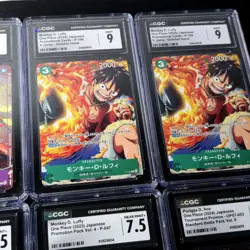 One Piece Card CGC Graded 10x Luffy Zoro Nami Ace Law Japan Promo - Image 4