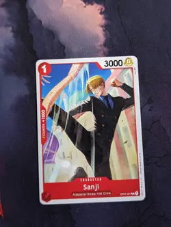 Sanji OP04-007 C One Piece Card TCG English - Image 1