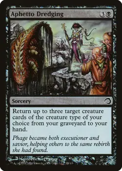 MTG Aphetto Dredging [Premium Deck Series: Slivers] Lightly Played Foil Magic - Image 1