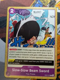 Slow-Slow Beam Sword - OP07-076 - C - OP07: 500 Years in The Future One Piece - Image 1