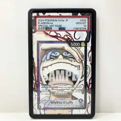 ONE PIECE TCG EXTENDED ART ACRYLIC ALLOY CASE CARD MONKEY D LUFFY OP09-061 L L28 - Image 1