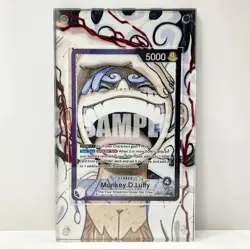 ONE PIECE TCG EXTENDED ART ACRYLIC ALLOY CASE CARD MONKEY D LUFFY OP09-061 L L28 - Image 2
