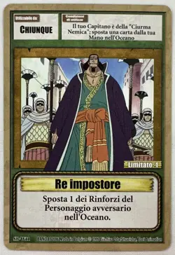 ONE PIECE~TCG~RE IMPOSTORE~SB-W11~PROMO~ITALIANO~NM~BANDAI~2006 - Image 1