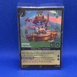 Sealed Ravensburger Stitch - Alien Buccaneer Promo Holo 8 Disney Lorcana TCG - Image 1