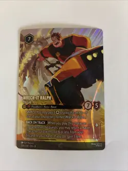 Disney Lorcana Wreck-It Ralph Big Lug Enchanted Reign of Jafar Pack Fresh - Image 1