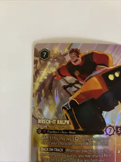 Disney Lorcana Wreck-It Ralph Big Lug Enchanted Reign of Jafar Pack Fresh - Image 2