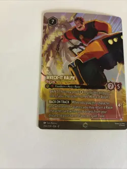 Disney Lorcana Wreck-It Ralph Big Lug Enchanted Reign of Jafar Pack Fresh - Image 5