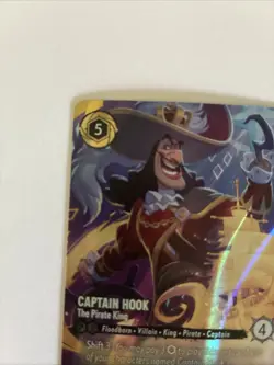 Captain Hook The Pirate King Enchanted Reign of Jafar Disney Lorcana Pack Fresh - Image 2