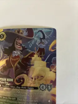 Captain Hook The Pirate King Enchanted Reign of Jafar Disney Lorcana Pack Fresh - Image 3