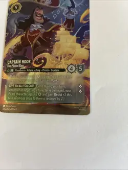 Captain Hook The Pirate King Enchanted Reign of Jafar Disney Lorcana Pack Fresh - Image 4