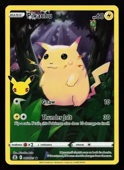 Pikachu 005/025 Holo Rare Celebrations Pokemon Card - Image 1