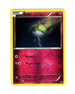 Pokemon BREAKthrough Ralts Reverse Holo Card 100/162 2015 - Image 1