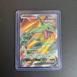 Pokemon Rayquaza v Full Art Evolving Skies Card 193/203 - Image 1