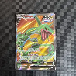 Pokemon Rayquaza v Full Art Evolving Skies Card 193/203 - Image 2