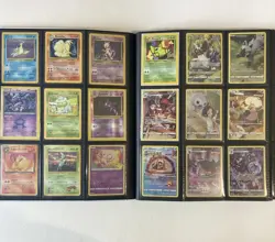 Pokemon Collection With Binder - Vintage , Modern , S&V , SWSH , MEGA- 200+Cards - Image 1