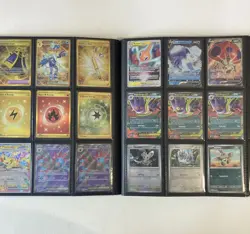 Pokemon Collection With Binder - Vintage , Modern , S&V , SWSH , MEGA- 200+Cards - Image 2