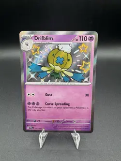 Drifblim - 156/091 - Pokemon Paldean Fates Shiny Rare Card NM - Image 1