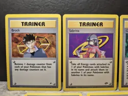 Pokemon Card TCG Gym Heroes Trainer Lot 7 Cards English - Gym Badge Lot - Image 3