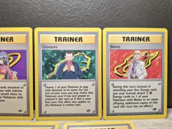 Pokemon Card TCG Gym Heroes Trainer Lot 7 Cards English - Gym Badge Lot - Image 4