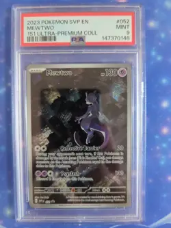 Mewtwo PSA 9 SVP 052 151 Ultra Premium Collection Promo Pokemon Card - Image 2