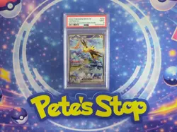 Zapdos ex PSA 9 202/165 151 Special Illustration Rare Pokemon TCG Card - Image 1