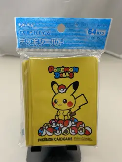 Pikachu Pokemon Dolls Pokemon Center Card Sleeves (64) - Image 1