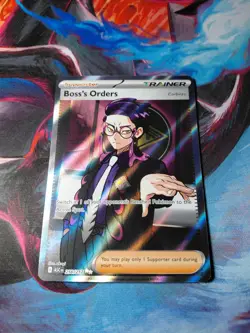 Pokemon Boss's Orders Corbeau 256/217 Full Art Ascended Heroes 2026 NM - Image 1
