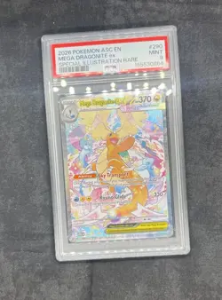 Mega Dragonite Ex Pokemon Illustration Rare 290/217 PSA 9 Ascended Heroes - Image 4