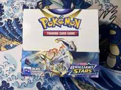 Pokemon Brilliant Stars EMPTY Booster Box Pokemon Trading Card Game NO CARDS - Image 1