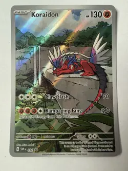 Pokemon Koraidon SVP 014 Illustration Rare Holo Scarlet & Violet Promo NM - Image 1