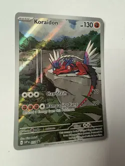 Pokemon Koraidon SVP 014 Illustration Rare Holo Scarlet & Violet Promo NM - Image 3