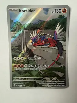 Pokemon Koraidon SVP 014 Illustration Rare Holo Scarlet & Violet Promo NM - Image 5