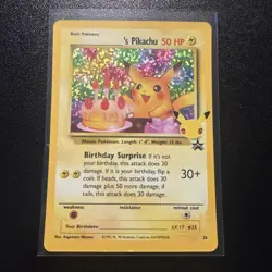 Pokemon Pikachu Holo Birthday Celebrations 25th Classic Collection NM Condition - Image 1
