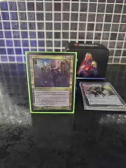 MTG Urza, Chief Artificer the Brothers' War Commander, Sleeved. - Image 1