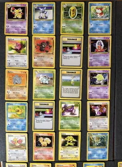 100 Pokemon Karten + 20 Energiekarten Sammlung Fossil Dschungel Rocket Base Set - Image 5